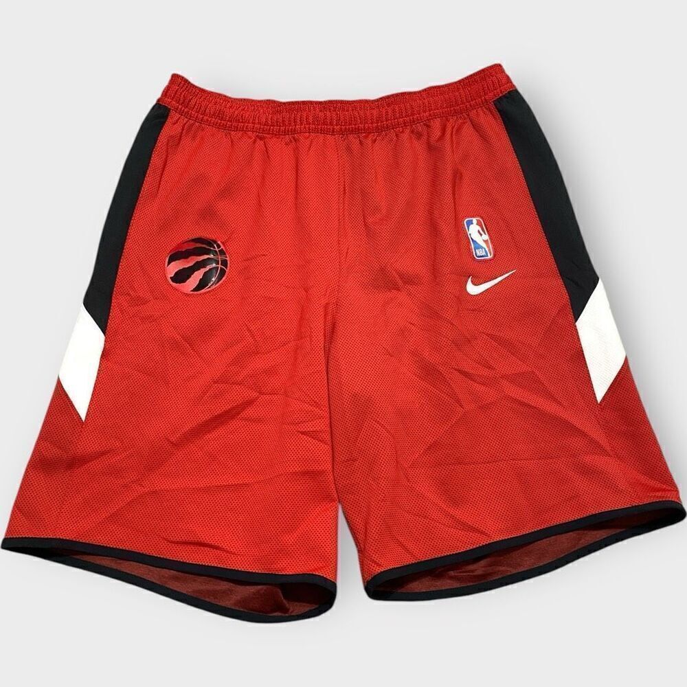 Nike NBA Toronto Raptors Therma Flex Red Shorts Mens Size 2XL AV1099-657 New